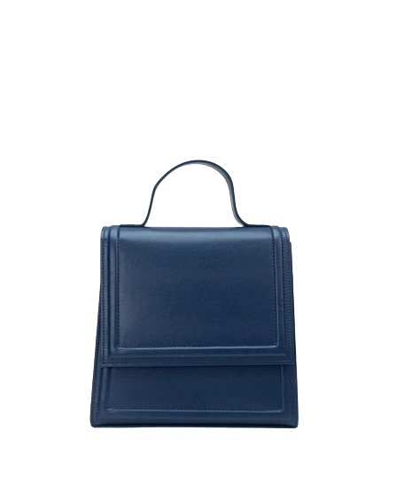 Glamcarri Blue Leather Handbag