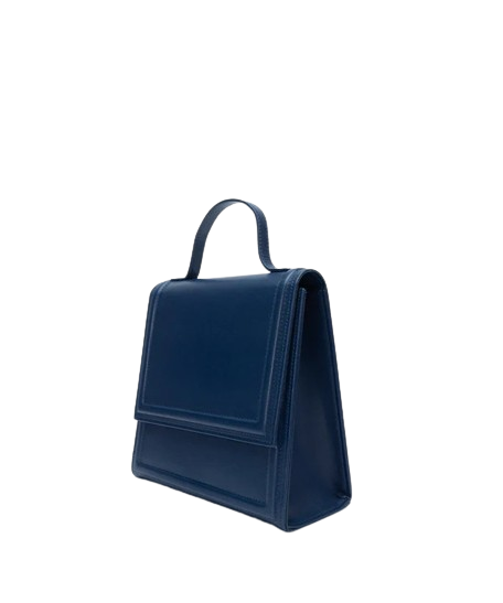 Glamcarri Blue Leather Handbag