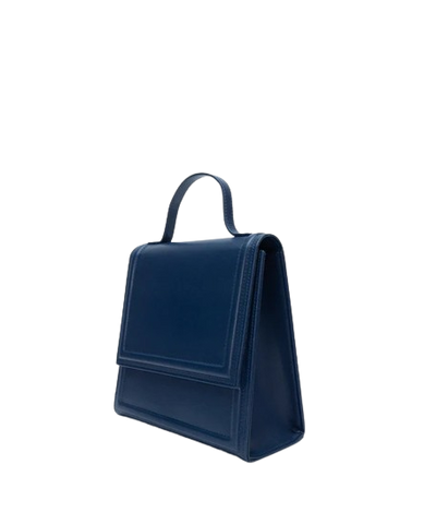 Glamcarri Blue Leather Handbag