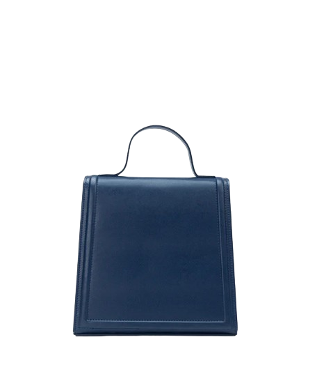 Glamcarri Blue Leather Handbag