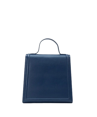 Glamcarri Blue Leather Handbag