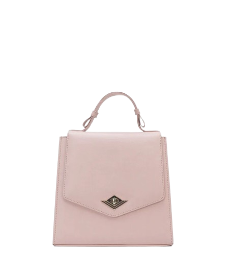 Glamcarri Pink Leather Handbag