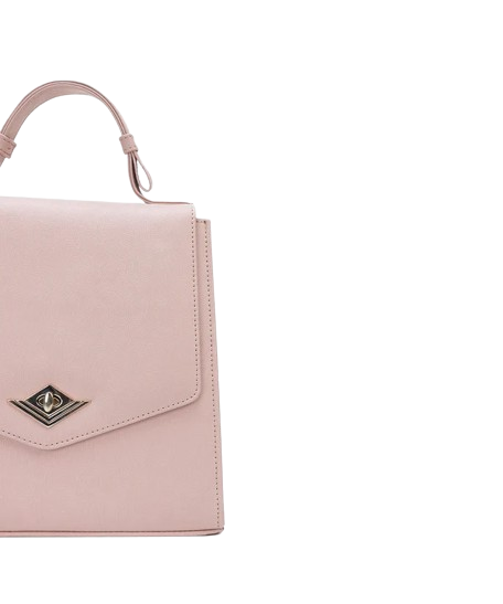 Glamcarri Pink Leather Handbag