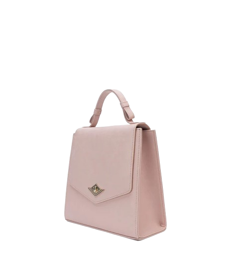 Glamcarri Pink Leather Handbag