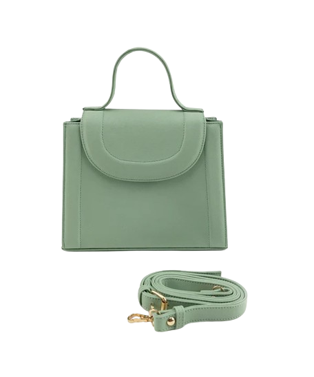 Glamcarri Green Leather Handbag