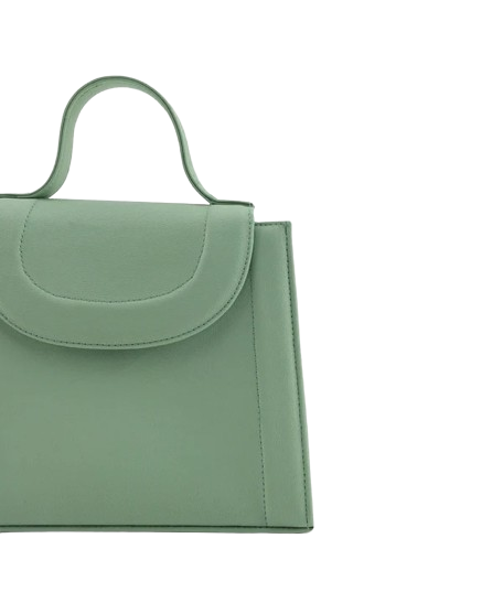 Glamcarri Green Leather Handbag