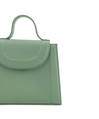 Glamcarri Green Leather Handbag