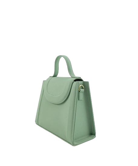 Glamcarri Green Leather Handbag