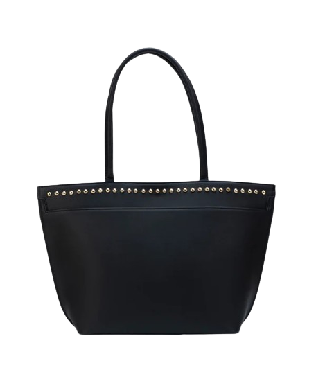 Glamcarri Black Leather Shoulder Bag