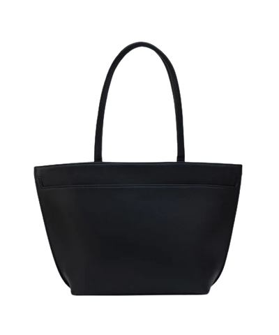 Glamcarri Black Leather Shoulder Bag